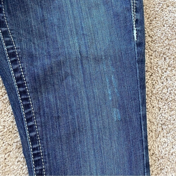 ARIAT Ruby Bootcut Jeans Low Rise Womens 26S Bling Jeweled Embellished - Picture 8 of 14